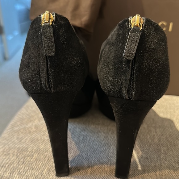 Authentic Gucci leather/suede ankle booties size 41 1/2 - 10.5 Us - Picture 7 of 7